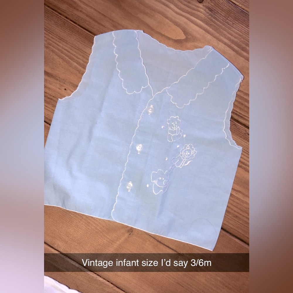 Vintage Infant thin top. 3/6m IMO EUC